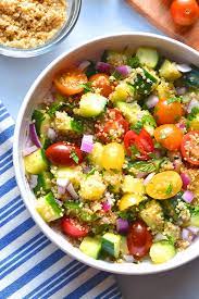 Or pack it for lunch or enjoy it as a light dinner. Healthy Tabbouleh Quinoa Salad Skinny Fitalicious