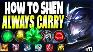 How To Play Shen And Always Carry Lol Meta Shen Best Build Guide Runes Items 17 S11 Gameplay Youtube