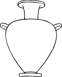 Foto circa vaso del greco antico isolato su priorità bassa bianca. Due Ore Di Arte Materiali Per Il Disegno Di Un Anfora Greca