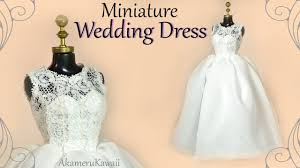 How To Mini Wedding Dress Doll Barbie Tutorial Youtube Doll Wedding Dress Doll Dress Barbie Wedding Dress