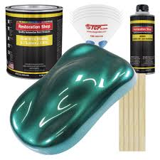 The kits include a gallon of paint, gallon of clear, and all needed activators and reducers for each while the moto kits include a quart of paint, quart of clear and all needed activators at reducers. Dark Teal Metallic Car Paint Novocom Top