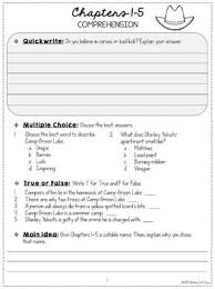 Holes Novel Study Unit Free Sample Novel Study Units Novel Studies Holes Book