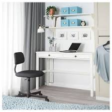 Hemnes Desk With 2 Drawers White Stain 47 1 4x18 1 2 Ikea In 2020 Ikea Hemnes Desk Hemnes Ikea Hemnes