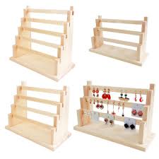 Rio grande jewelry making supplies for the best in jewelry findings and gemstones, tools, jewelry supplies and equipment, and the packaging and display items essential to the success of your jewellery business since 1944. Wood Earring Stand Earring Holder Display Jewelry Display Rack Tiered Jewelry Packaging Jewelry Packaging Display Aliexpress