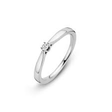 Private Label Cvdk 14 Krt Witgouden Ring Diamant C Van De Kerkhof Juweliers