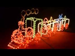 The human desire to light up their houses and gardens over the festive season could well be instinctive, stemming from the first caveman to create fire. Flashing Train Christmas Lights Youtube