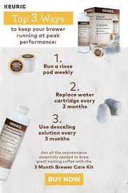 Keurig 3 Month Brewer Care Kit Keurig Brewer How To Grow Natural Hair