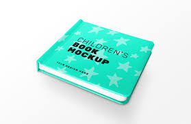 Free Children S Book Cover Mockup In 2020 Book Cover Mockup Free Childrens Book Brochure Mockup Free