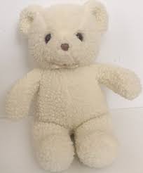Babytime Rattle Teddy Bear Gund Vintage Plush Stuffed Animal Off White Fuzzy Toy Gund Alloccasion Plush Stuffed Animals Vintage Plush Teddy Bear