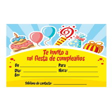 Check spelling or type a new query. Invitaciones Cumpleanos Pack De 10 Con Sobre Fiesta