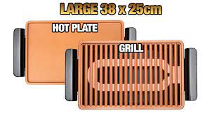 Cooking with a grill pan you'll get plenty of good use out of your grill pan. Gotham Steel Smoke Less Grill Combo The Two In One Indoor Bbq