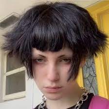 Pin By Byhanka On Jet Hair Inspiration Goth Hair Aesthetic Hair