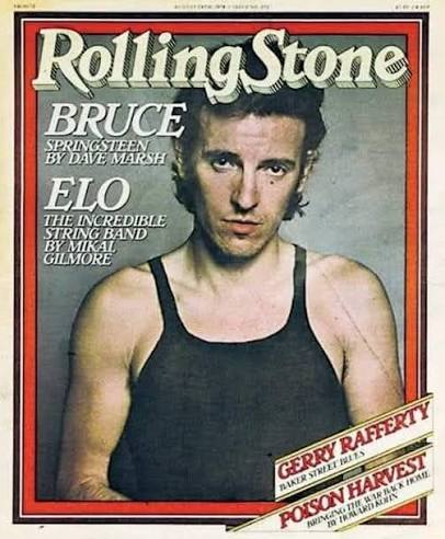 Fernández - 24 de agosto de 1978. Bruce Springsteen aparece en la portada  de la revista Rolling Stone, celebrando la salida de Darkness on the Edge  of Town. | Facebook