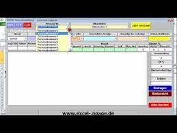 Excel verfügt über enorm flexible funktionen, die ihnen die verschiedensten kalkulationen. Personalverwaltung Mit Excel Datenbank Der Mitarbeitern Stammdaten Avi Youtube