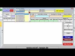 Das kann lokal auf ihrem computer oder online für alle kunden, partner und mitarbeiter sein. Personalverwaltung Mit Excel Datenbank Der Mitarbeitern Stammdaten Avi Youtube
