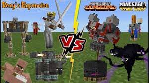 The world itself is filled with everything from icy mountains to steamy jungles, and there's always something new to explore, whether it's a witch's hut or an interdimensional portal. Rexy S Expansion Vs Minecraft Dungeons And Minecraft Story Mode Epic Boss Battles Youtube