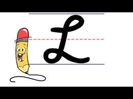 How to draw a capital t in cursive. Pencil Pete S Cursive Writing Uppercase L Youtube