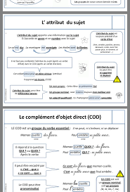 Epingle Par Emmast76 Sur Francais Attribut Du Sujet Sujets Nombre
