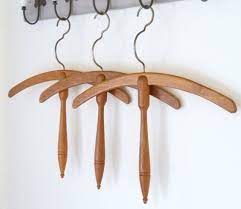 1 Antique French Wooden Clothes Hanger Vintage Coat Hanger Antique French French Vintage Antique Coat Hanger Shabby Chic Clothes Hanger Hanger French Antiques