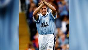 Tanti auguri a paul #gascoigne! Maglia Ufficiale Gascoigne Lazio 1994 95 Autografata Charitystars