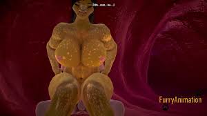 Furry Hentai 3D Yiff - Vore Kangaroo & Human Wolf sex in stomatch