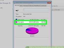 3 ways to check the remaining memory on a usb flash drive