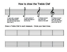 How to draw a treble clef sign in 4 easy steps. How To Draw The Treble Clef Treble Clef Piano Lessons Piano Lessons For Beginners