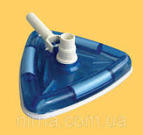 Щетка для чистки бассейна (пылесоса) Kokido Deluxe треугольная для дна  бассейна. Щетка для уборки бассейна