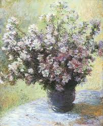 'dahlias' was created in 1883 by claude monet in impressionism style. Vase Of Flowers Painting By Claude Monet