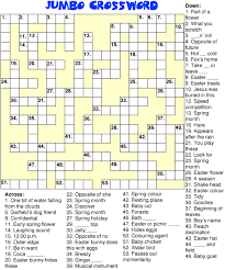 Most of the crossword puzzles in this collection are easy puzzles, but a few harder ones are in the mix. Squigly S Jumbo Spring Crossword Puzzle Word Puzzles For Kids Printable Crossword Puzzles Crossword Puzzles