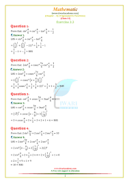 Trigonometry For Class 11 In Hindi And English Math Solutions Trigonometry
