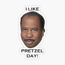 Stanley's (leslie david baker) passion for pretzel day is why pretzels were invented. Stanley Office Quotes Stickers Redbubble