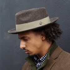 Fedora the HOLLE Dusty Camel Wide Brim Hat Men Fedora Hat for Men Mens Felt  Hat