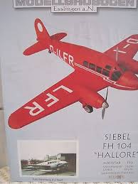 A4 20 £ oder 24 lb. Siebel Fh104 Hallore Flugzeug Propellerflugzeug Kartonbausatz Neu Bastelbogen Bausatz Karton Bastelbogen