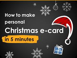 Making your own cards is a more personal and special manner to express your christmas wishes and greetings. How To Make Christmas Card In 5 Minutes Using Powerpoint