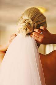 Veil Under The Bun Wedding Hairstyles With Veil Hairdo Wedding Formal Wedding Hairstyles