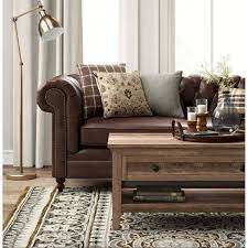 9 Brown Sofas You Can Shop For Less Than 700 Chesterfield Sofa Living Room Chesterfield Sofa Brown Living Room