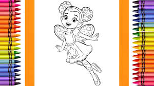 Coloring pages of butterbean's café. The Coloring Couple Presents Dazzle From Butterbean S Cafe How To Color Youtube