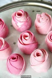 玫瑰花饅頭怎麼做 makanan manis makanan aneka roti