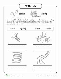 Alphabet letter sounds practice and amazing phonics practice in 1 activity S Blends Worksheet Education Com
