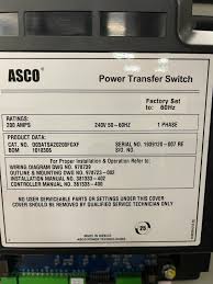 Generac automatic transfer switch owners manual. Asco 7000 Series Automatic Transfer Switch 200 Amp 240v 1 Ph D07atsa20200f5xc For Sale Online Ebay