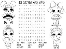 Lol Surprise Doll Coloring Pages Color Your Favorite Lol Surprise Doll Lol Dolls Cute Coloring Pages Coloring Pages