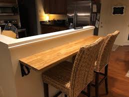 Große auswahl an butcher block. Half Wall For Breakfast Bar Or Remove