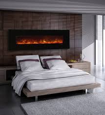 Wall mounted electric fireplaces & hanging fireplace a wall mount fireplace is the perfect way to make a bold statement in your contemporary home. Modern Flames Clx 2 80 Built In Wall Mounted Electric Fireplace Al80clx2 Master Bedroom Accents Master Bedroom Accent Wall Ideas Tiny Bedroom