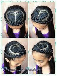 Heart Shape Dutch Lace Braid Kids Hairstyles Girls Hairdos Girls Hairstyles Braids