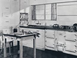 Original 1930s vintage fitted kitchen cupboards. Kitchens From The 1930s And 1940s