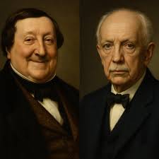 Gioachino Rossini (1792–1868) and Richard Strauss (1864–1949): Two Worlds  of Opera** The operas of **Gioachino Rossini** and **Richard Strauss**  represent **two distinct worlds** in the history of musical theatre. While  both