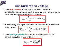 The rms current is equal to the direct current that:. Chapter 33 Alternating Current Circuits Ac Circuit An
