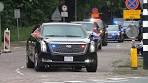 NATO SUMMIT 2025! MOTORCADE PRESIDENT TRUMP IN ... - YouTube