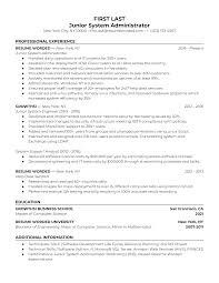 Junior System Administrator Resume Example For 2021 Resume Worded Resume Worded